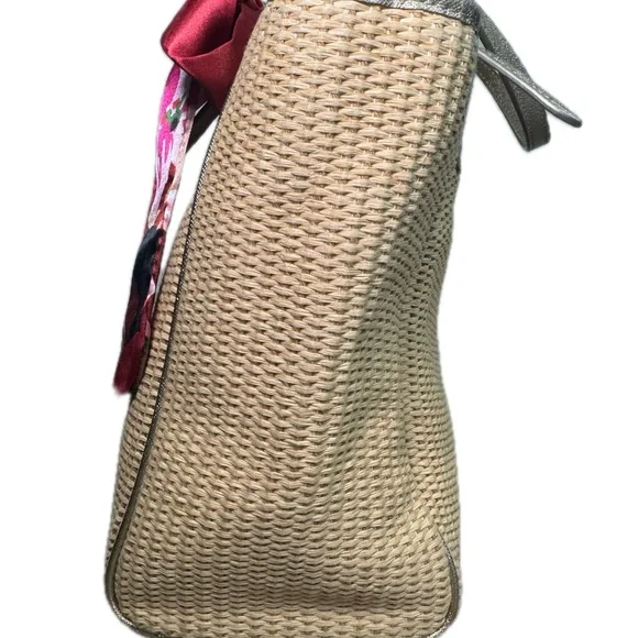 Tory Burch Raffia York Natural Straw Tote - Picture 5 of 13